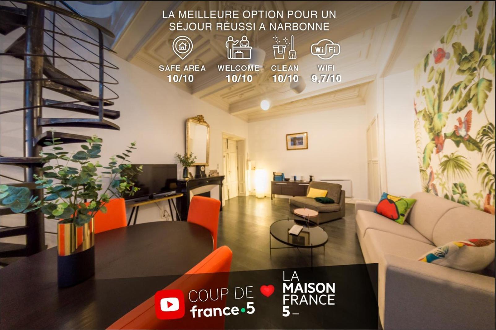 Retromirabeau - Chambre Suite & Appartements De Charme - Localisation Premium Narbonne Dış mekan fotoğraf