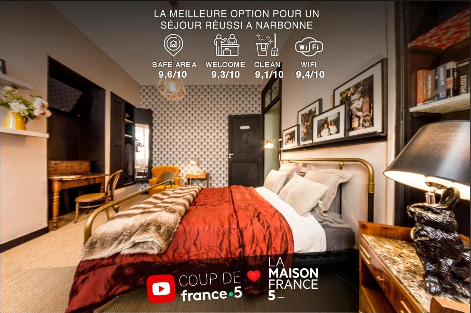 Retromirabeau - Chambre Suite & Appartements De Charme - Localisation Premium Narbonne Dış mekan fotoğraf